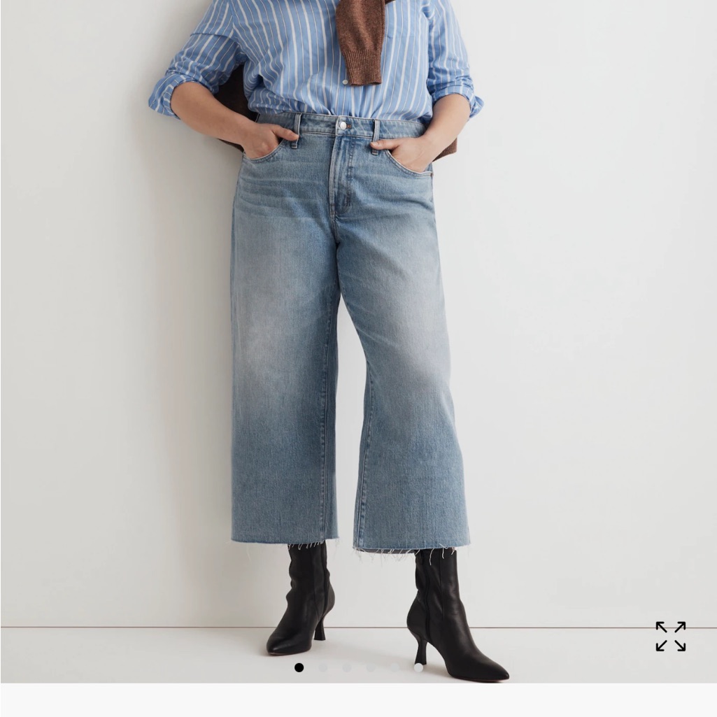 Madewell Blue Wide-Leg Jeans Sz 18w Euc